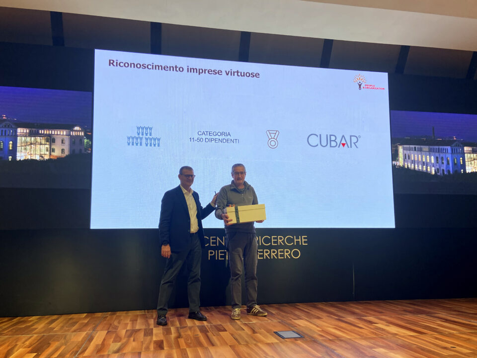 Cubar riceve Premio Aziende Virtuosa Ferrero